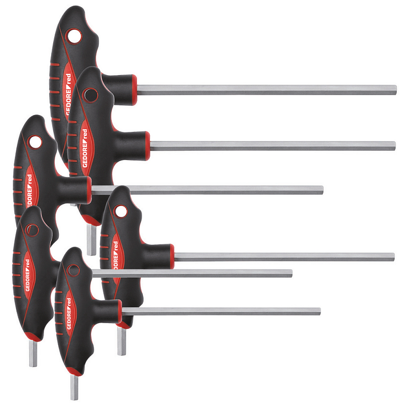 Gedore 2K-T-Griff-Schraubendreher-Satz 6-kant 2.5-8 mm