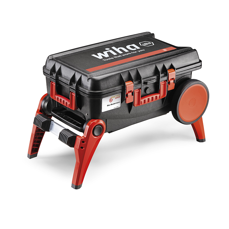 Wiha XXL III electric Werkzeugkasten-Set Schwarz, Rot