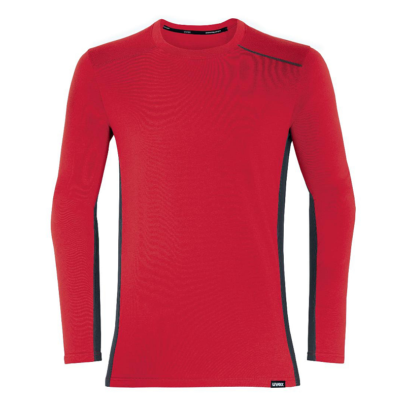 Uvex 88638 Hemd Rundkragen Langärmlig Baumwolle, Polyester