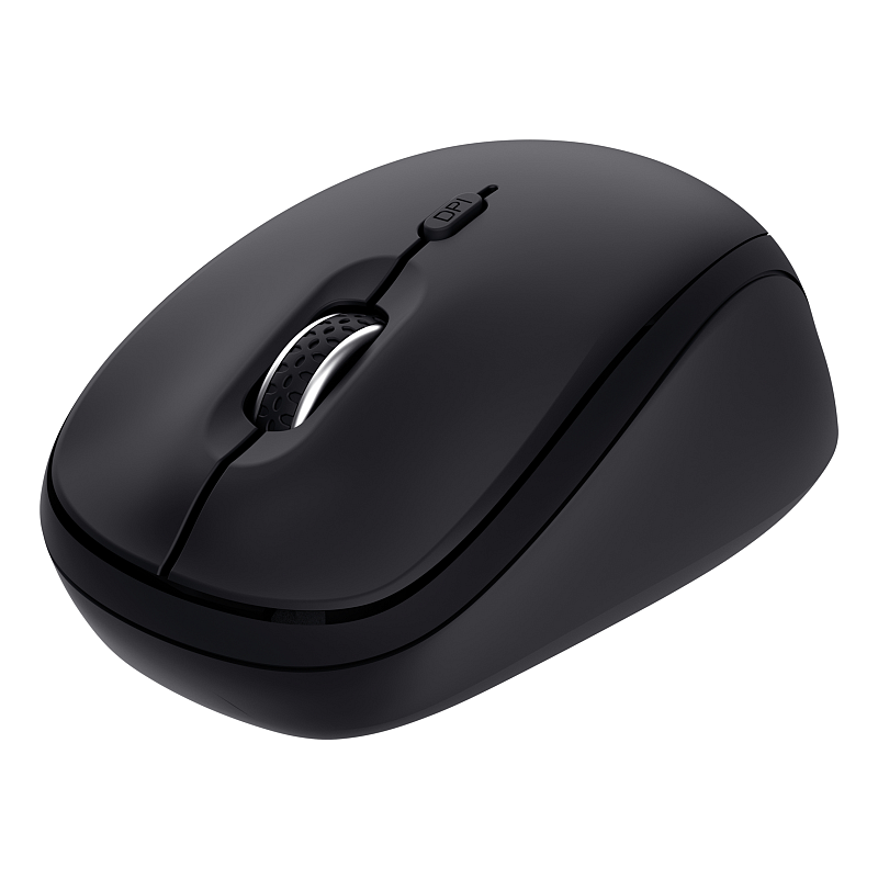 Trust Yvi+ Maus Universal Beidhändig RF Wireless + Bluetooth Optisch 1600 DPI
