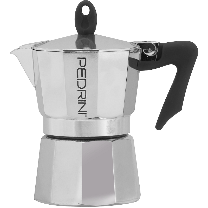 Pedrini 9083-3 Manuelle Kaffeemaschine Mokka-Kanne Aluminium