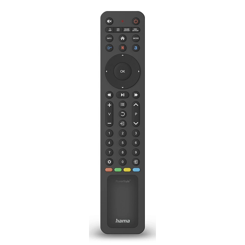 Hama 00221057 Fernbedienung IR Wireless AV-Receiver, DVD/Blu-ray, TV Drucktasten