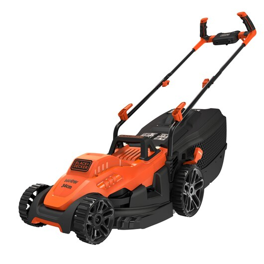 Black & Decker BEMW461BH-QS Rasenmäher Rasenmäher mit Radantrieb AC Schwarz, Orange