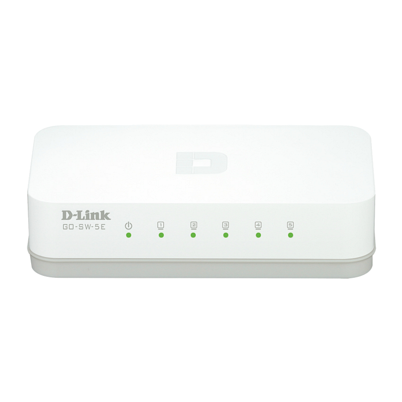 D-Link GO-SW-5E/E Netzwerk-Switch Unmanaged Fast Ethernet (10/100) Weiß