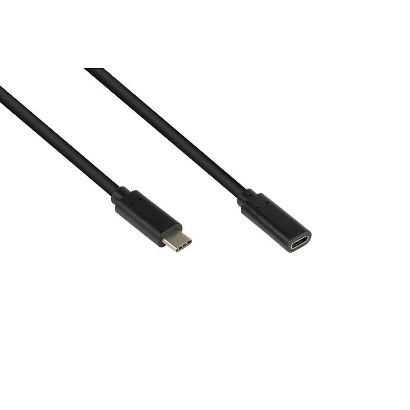 Alcasa 2831-CV010S USB Kabel USB 3.2 Gen 2 (3.1 Gen 2) 1 m USB C Schwarz