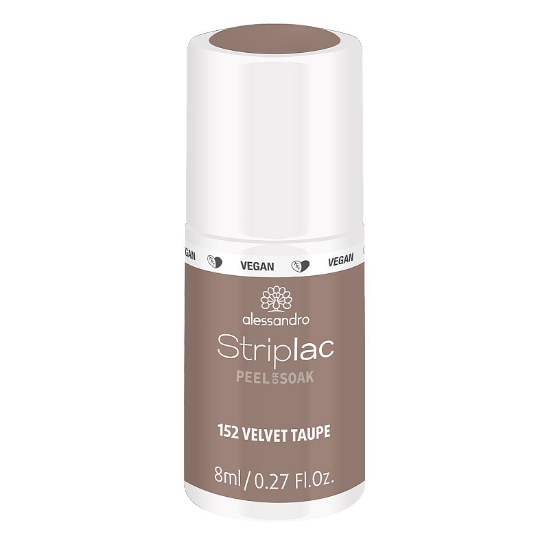 alessandro Striplac Peel or Soak 152 Velvet Taupe 8ml