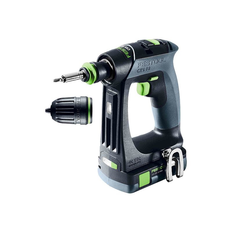 Festool CXS 18 C 3.0-Plus 1600 RPM Schwarz, Grün