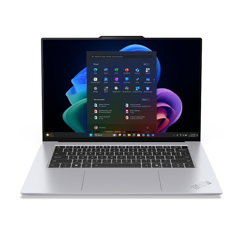 Lenovo ThinkPad X9-15 Gen 1 Aura Edition Copilot+ PC Intel Core Ultra 7 258V Laptop 38,9 cm (15.3") Touchscreen 2.8K 32 GB LPDDR5x-SDRAM 1 TB SSD Wi-Fi 7 (802.11be) Windows 11 Pro Deutsch Weiß