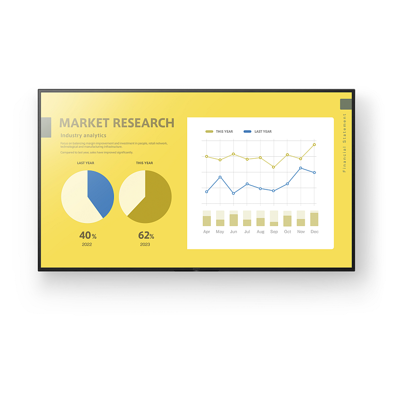 Sony FW-65EZ20L Signage-Display Digital Signage Flachbildschirm 165,1 cm (65") LCD WLAN 350 cd/m² 4K Ultra HD Schwarz Android 16/7