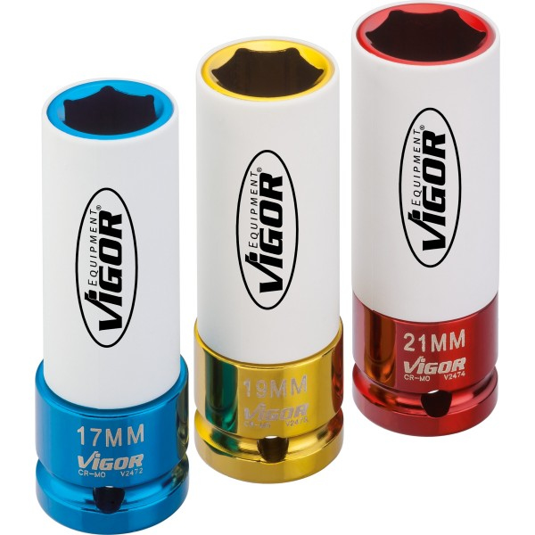 Vigor V2522 Steckdosen/Steckdosen-Set Steckschlüssel-Satz