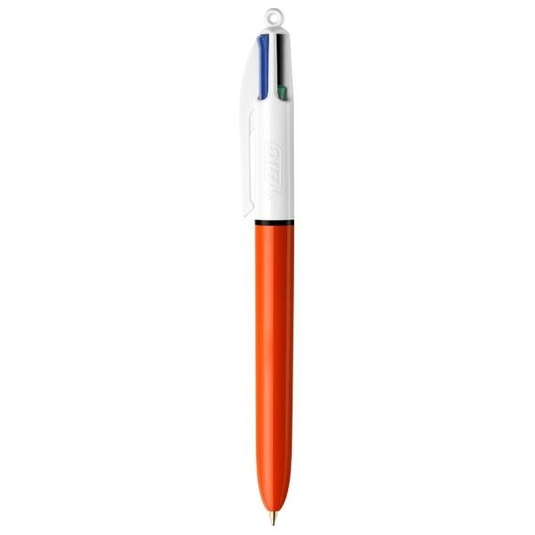 BIC 4 Color Original Fine Schwarz, Blau, Grün, Rot Clip-on-Einziehkugelschreiber 1 Stück(e)