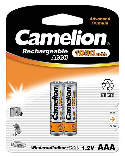 Camelion NH-AAA1000BP2 Wiederaufladbarer Akku AAA Nickel-Metallhydrid (NiMH)
