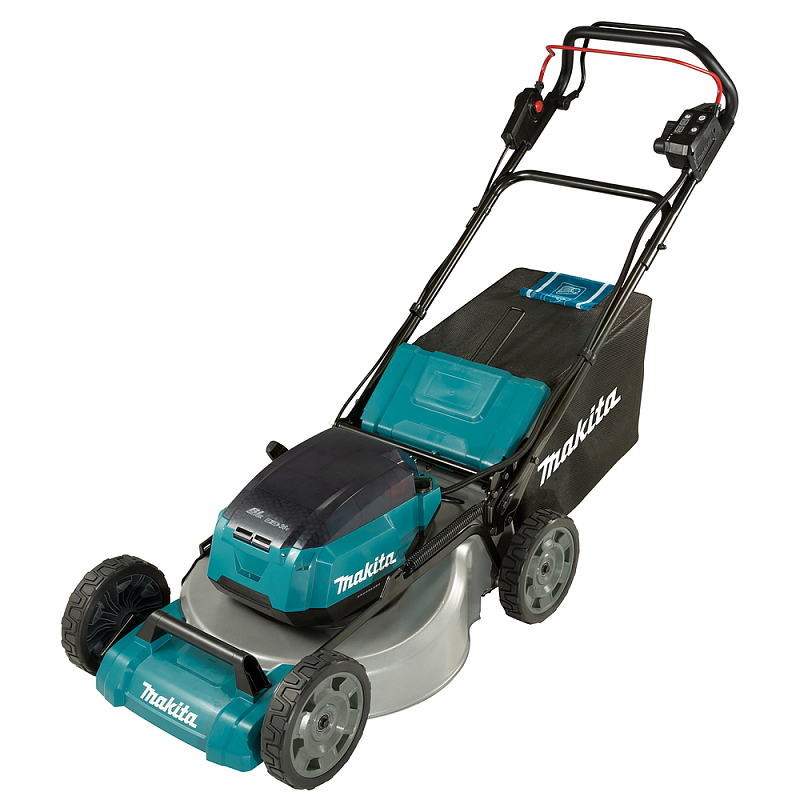 Makita DLM536PT2 Rasenmäher Schieberasenmäher Akku Schwarz, Türkis