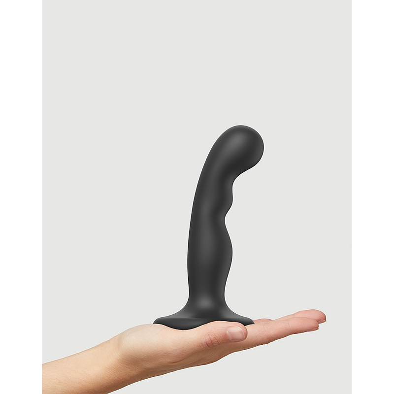 Strap-on-me 6016756 Vibrator Umschnalldildo Analverkehr, Vaginaler Sex Schwarz Silikon 140 mm 3,3 cm