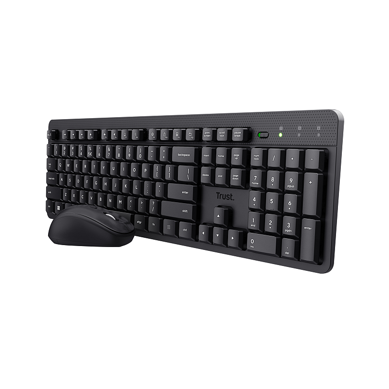 Trust Ody II Tastatur Maus enthalten Büro RF Wireless QWERTY Nordisch Schwarz