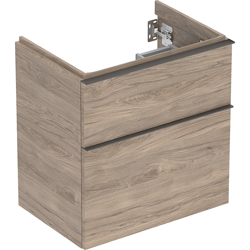 Geberit 502.307.JR.1 Schrankteil Walnuss, Grau, Holz