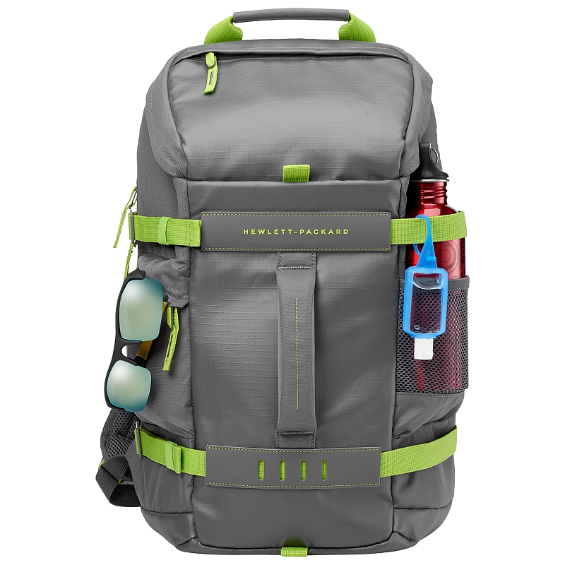 HP Odyssey 39,6 cm (15.6") Rucksackhülle Grün, Grau