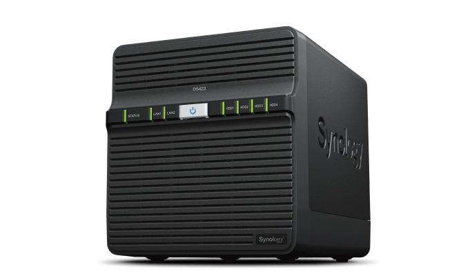 Synology DiskStation DS423 NAS & Speicherserver Realtek RTD1619B 2 GB DDR4 0 TB DiskStation Manager Schwarz