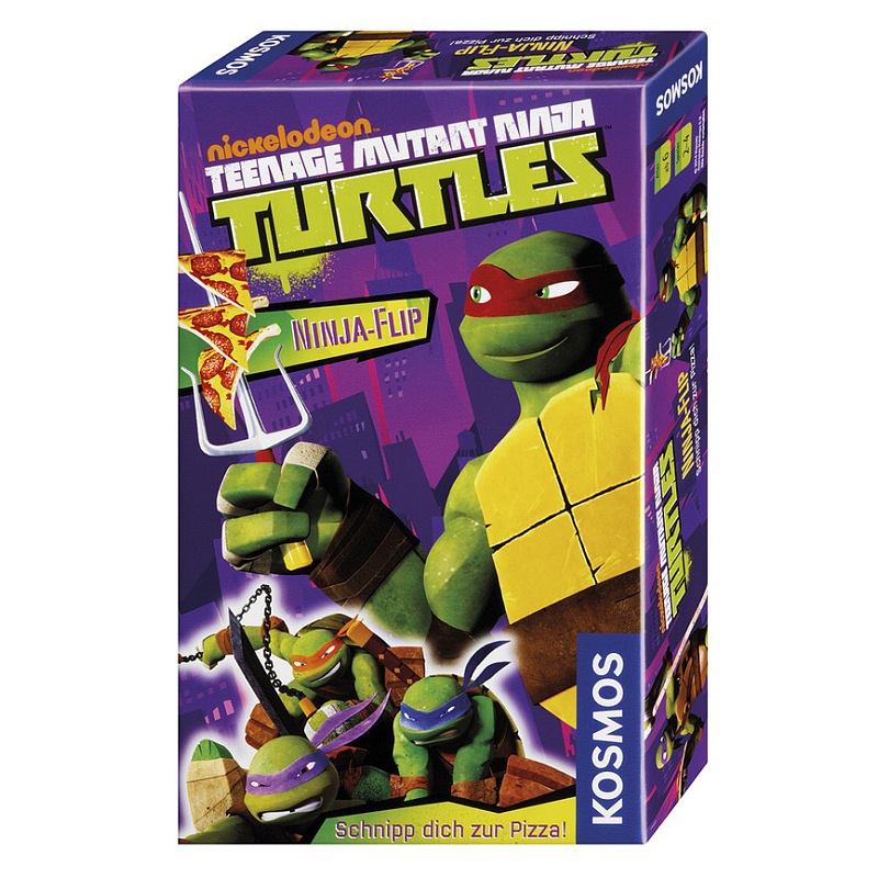 Kosmos Teenage Mutant Ninja Turtles - Ninja-Flip Brettspiel Feinmotorik (Geschicklichkeit)