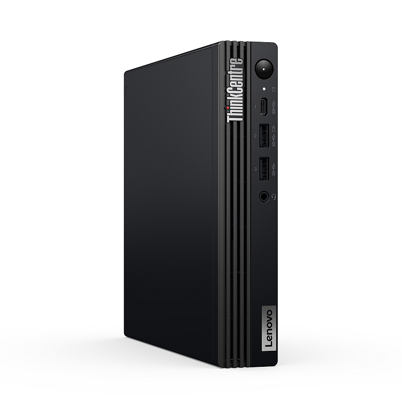 Lenovo ThinkCentre M70q Gen 5 Intel® Core™ i3 i3-14100T 8 GB DDR5-SDRAM 256 GB SSD Windows 11 Pro Mini PC Mini-PC Schwarz