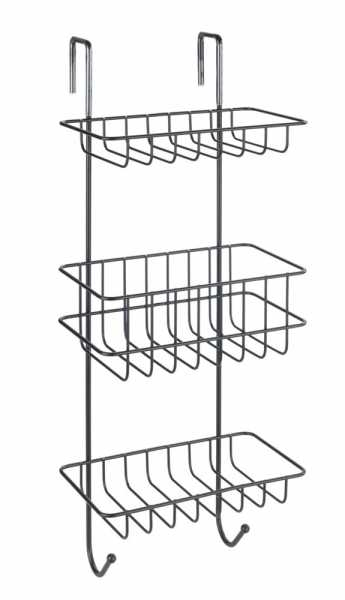 WENKO 25124100 Wandregal für Badezimmer Metall