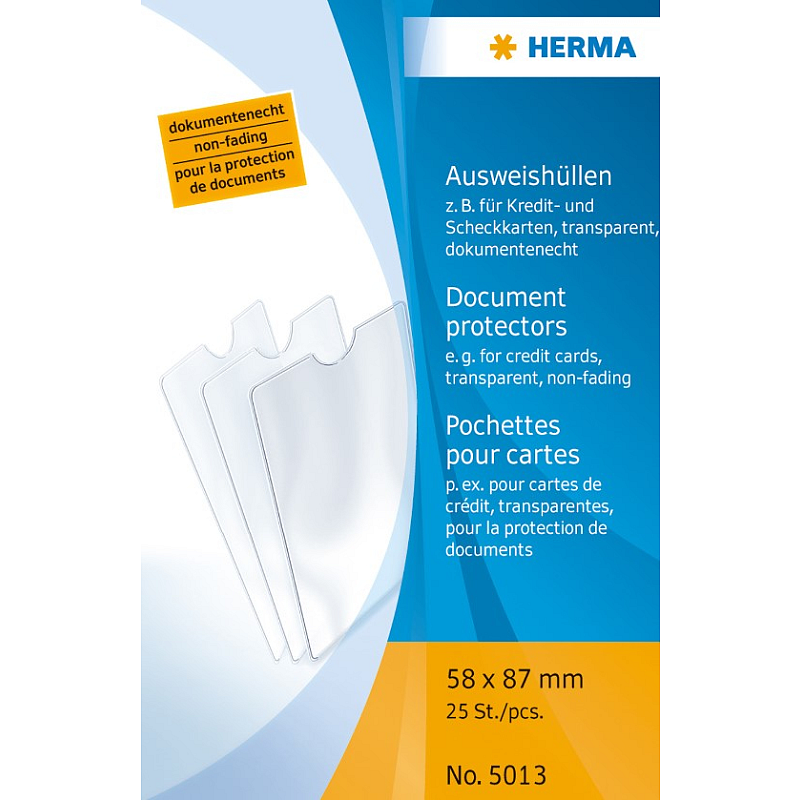 HERMA 5013 Geldbörse, Kartenetui/Reisedokumentenhülle Transparent Polypropylen (PP)