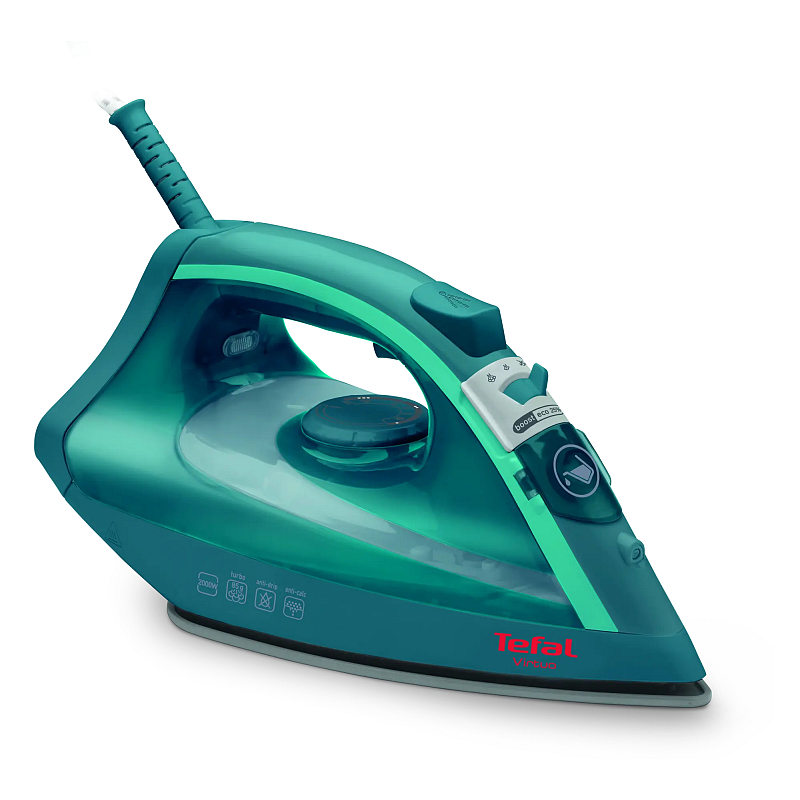 Tefal Virtuo FV1712E0 Bügeleisen Trocken- & Dampfbügeleisen Antihaft-Platte 2000 W Grün