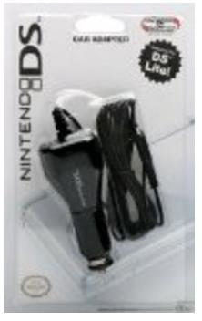 BG Games NDS Lite Car Adapter Netzteil & Spannungsumwandler Auto Schwarz