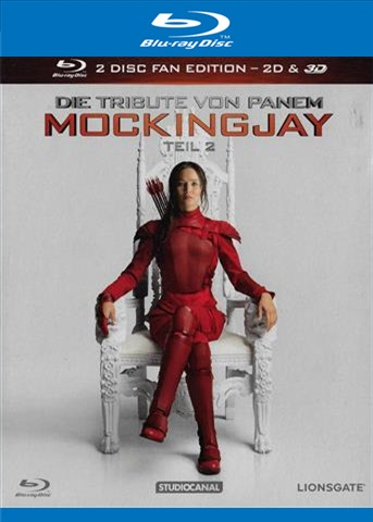 PLAION Die Tribute von Panem - Mockingjay Teil 2 (Fan Edition) (3D Blu-ray+Blu-ray) Full HD Deutsch, Englisch