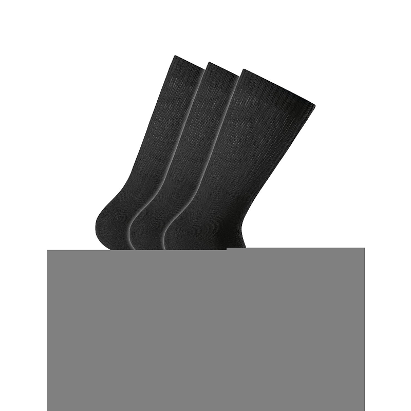 Rohner Sport Unisex Crew-Socken Schwarz 3 Paar(e)
