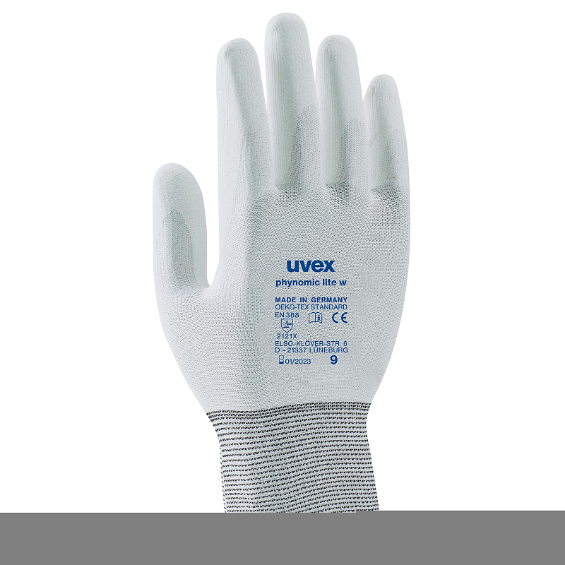 Uvex 6004110 Handschutz Weiß Elastan, Polyamid 1 Stück(e)