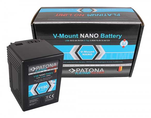 PATONA 1301 Kamera-/Camcorder-Akku Lithium-Ion (Li-Ion) 12000 mAh