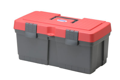 hünersdorff 663100 Werkzeugkoffer Grau, Rot Polypropylen (PP)