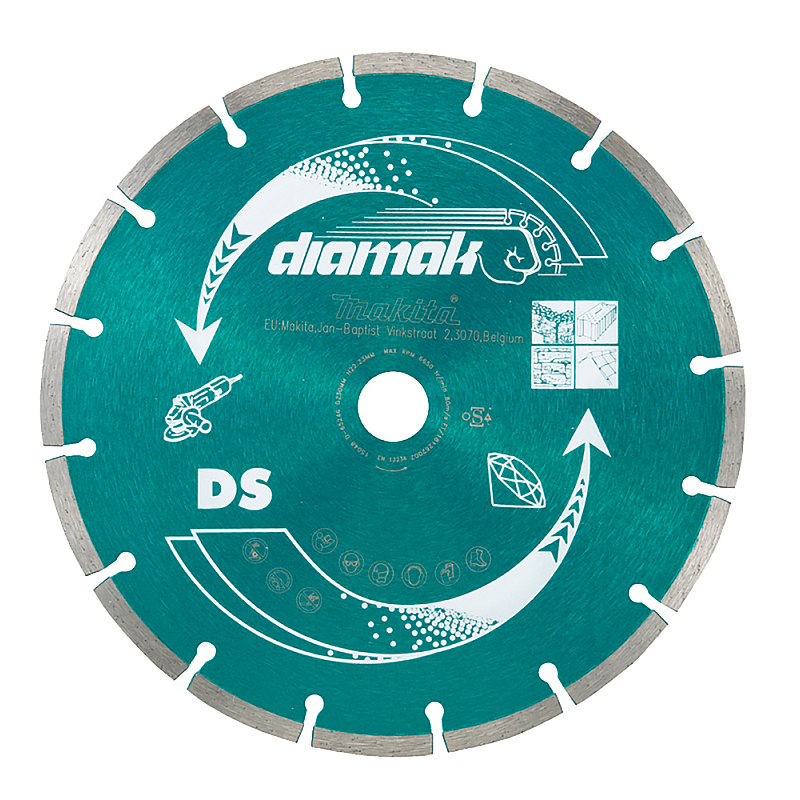 Makita D-61123 Diamantklinge 11,5 cm Segmentierte Radkranzdiamanttrennscheibe