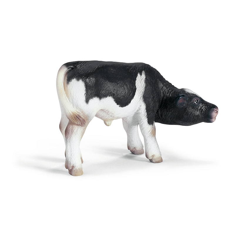 schleich Kalb Schwarzbunt, Saugend