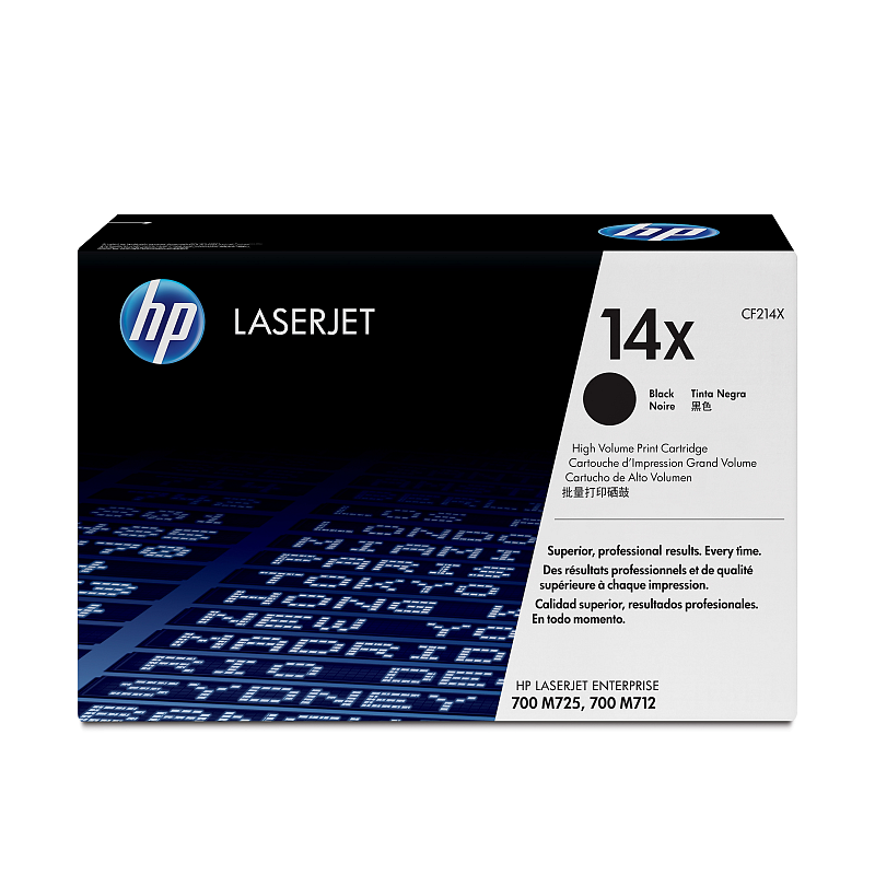HP 14X Schwarz Original LaserJet Tonerkartusche mit hoher Reichweite