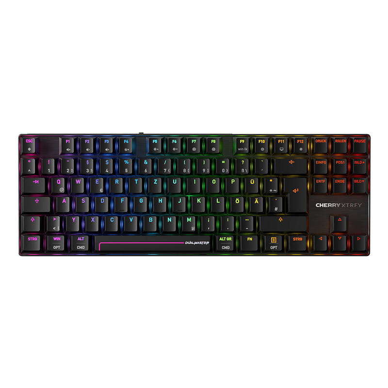 CHERRY MX 8.2 Pro TMR Wireless Tastatur Gaming USB + RF Wireless + Bluetooth QWERTZ Deutsch Schwarz