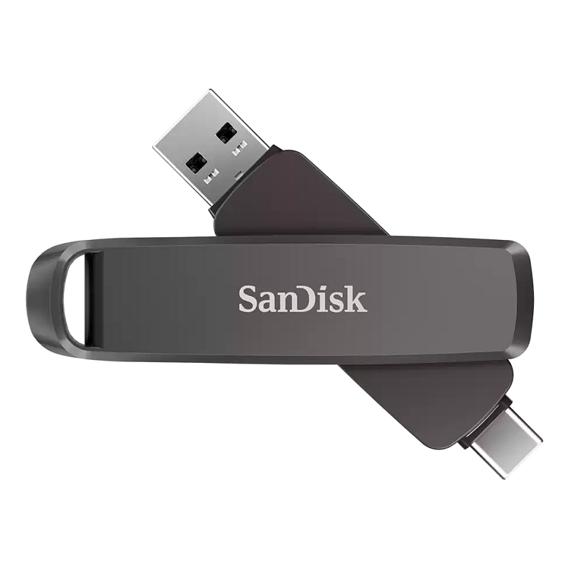 SanDisk SDDDE1-512G-G46 USB-Stick 512 GB USB Type-C/USB Type-A 3.2 Gen 2 (3.1 Gen 2) Schwarz