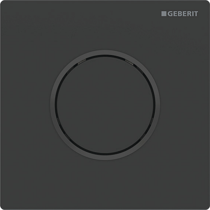 Geberit 116.015.16.1 Ersatzteil für Toilettenspülung Spülplatte Schwarz, Rot