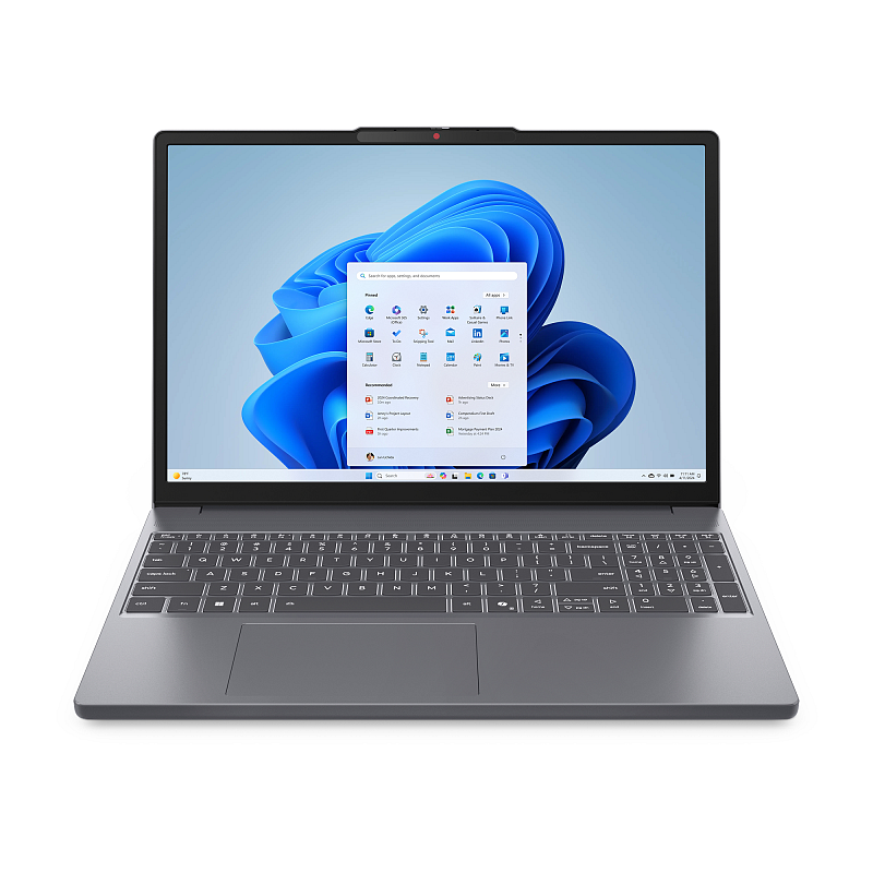 Lenovo IdeaPad Slim 3 15IRH10 Intel® Core™ i5 i5-13420H Laptop 38,9 cm (15.3") WUXGA 16 GB DDR5-SDRAM 1 TB SSD Wi-Fi 7 (802.11be) Windows 11 Home Deutsch Grau