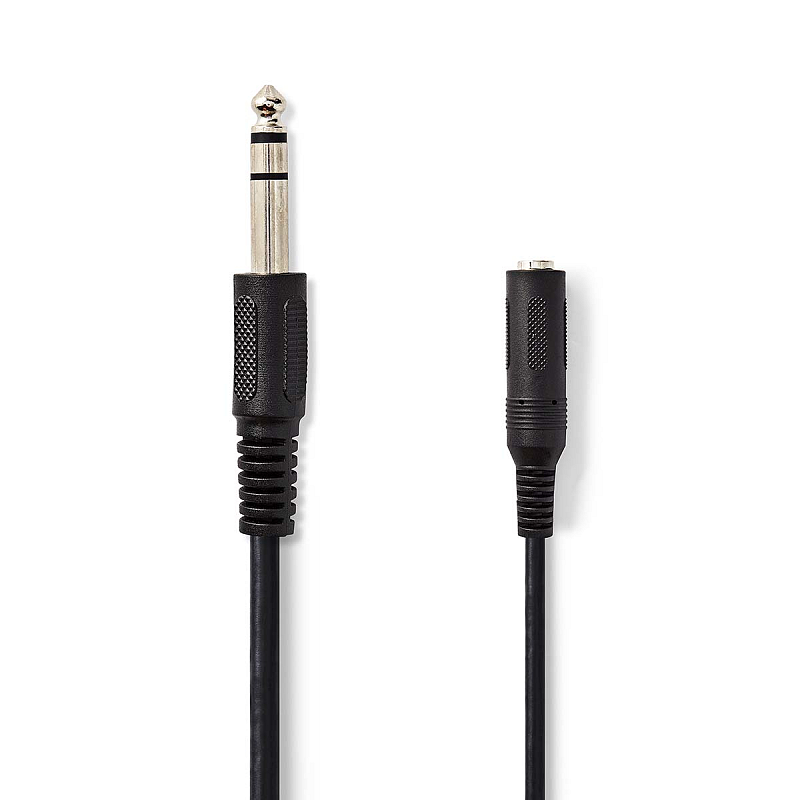 Nedis CAGL23050BK50 Audio-Kabel 5 m 6.35mm Schwarz
