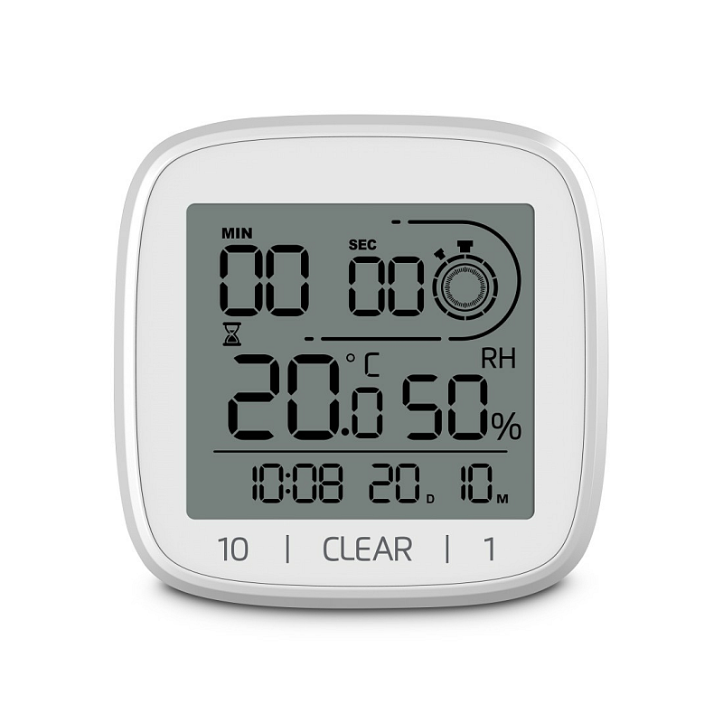 Hama 00185893 Wand- /Tischuhr Digitale Uhr Quadratisch Weiß
