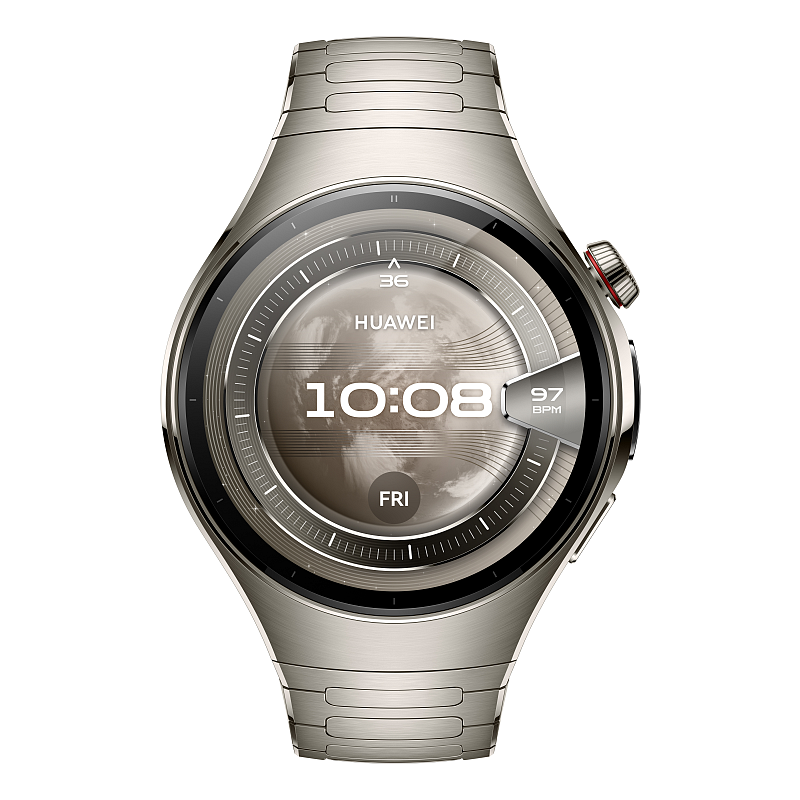 Huawei WATCH 5 3,51 cm (1.38") AMOLED 46 mm Digital 466 x 466 Pixel Touchscreen Silber GPS