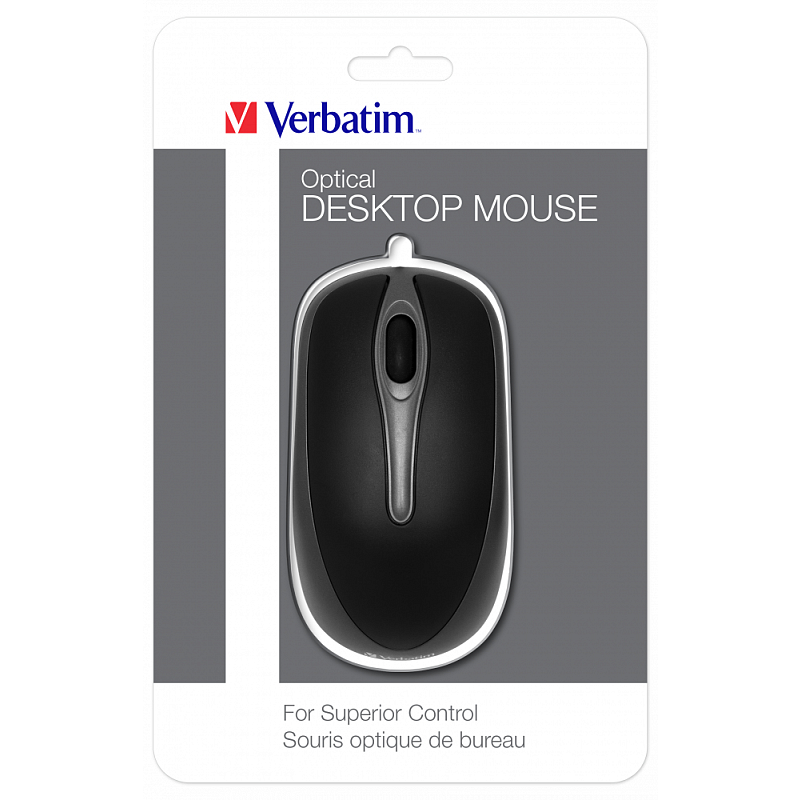 Verbatim 49019 Maus Büro Beidhändig USB Typ-A Optisch 1000 DPI