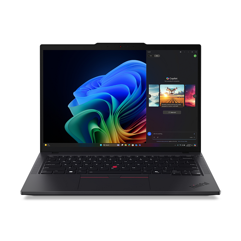 Lenovo ThinkPad T14 Gen 6 (AMD) Copilot+ PC AMD Ryzen AI 5 340 Laptop 35,6 cm (14") WUXGA 32 GB DDR5-SDRAM 1 TB SSD Wi-Fi 7 (802.11be) Windows 11 Pro Deutsch Schwarz