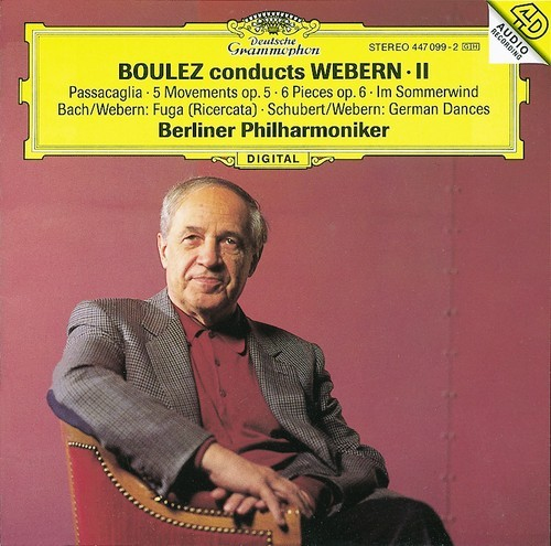 Deutsche Grammophon Anton Webern Klassisch Berliner Philharmoniker, Pierre Boulez