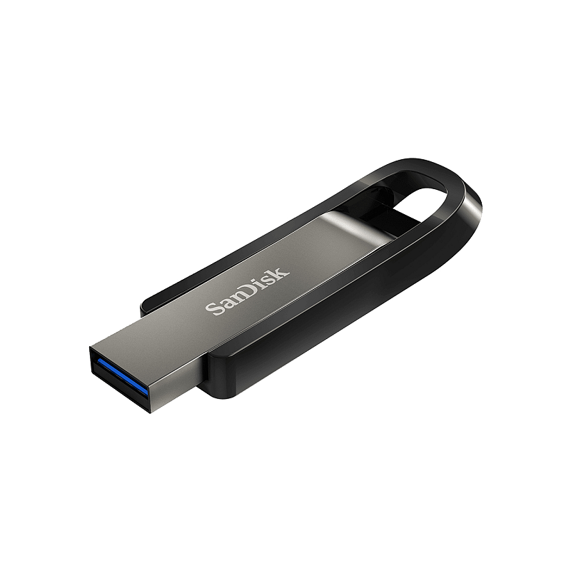 SanDisk Extreme Go USB-Stick 256 GB USB Typ-A 3.2 Gen 1 (3.1 Gen 1) Edelstahl