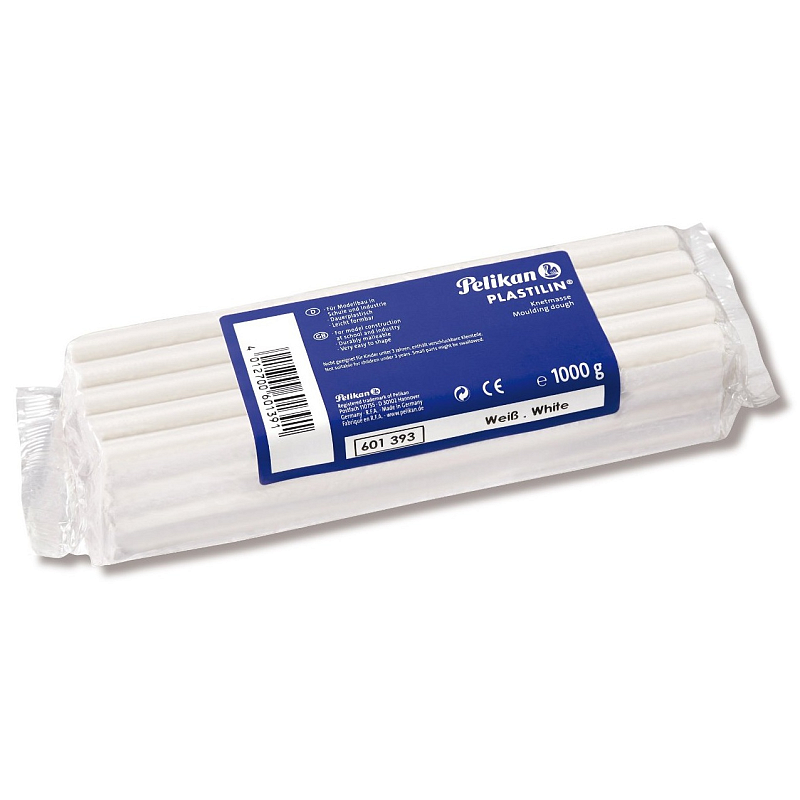 Pelikan 601393 Töpferei-/ Modellier-Material 1 kg Weiß
