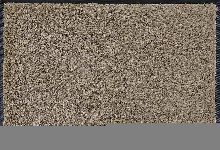 wash+dry Taupe Dekorative Fußmatte Drinnen Rechteckig Graubraun