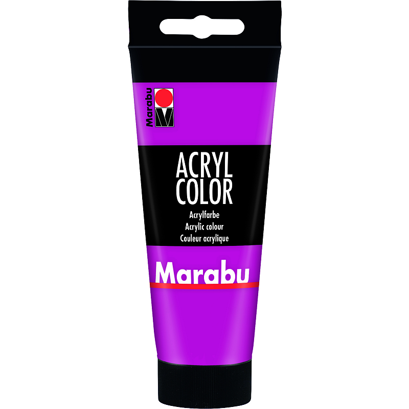 Marabu 12010050014 Acrylfarbe 100 ml Magenta Tube